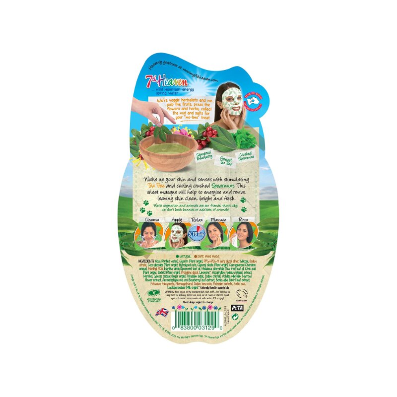 7th Heaven Montagne Jeunesse Tea Tree Sheet Masque