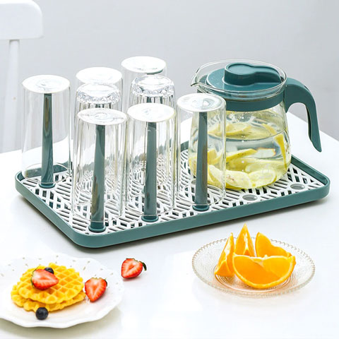 Multi-Function Glass Cup Drainer Stand