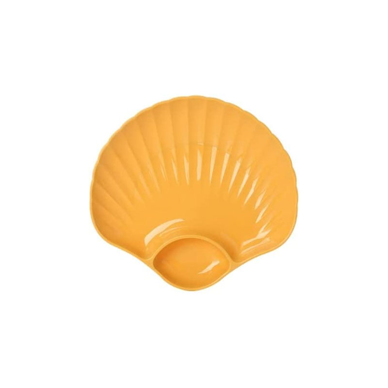 Multi-Purpose Creative Snack Plastic Shell Shape Plate