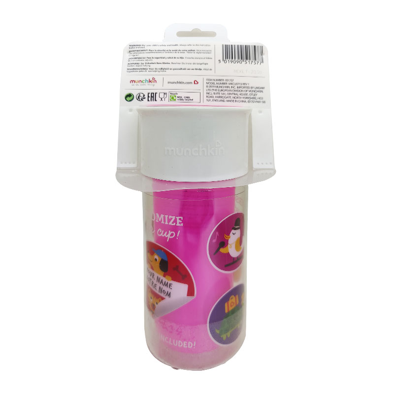 Munchkin Miracle 360° Personalised Cup 48m+ 266ml - Pink