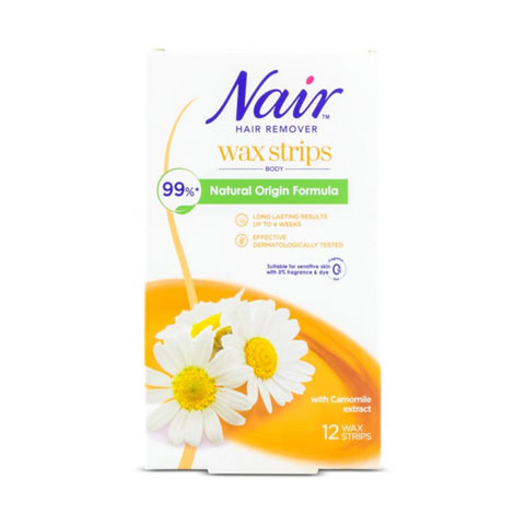 Nair Hair Remover Body Wax Strips 12's