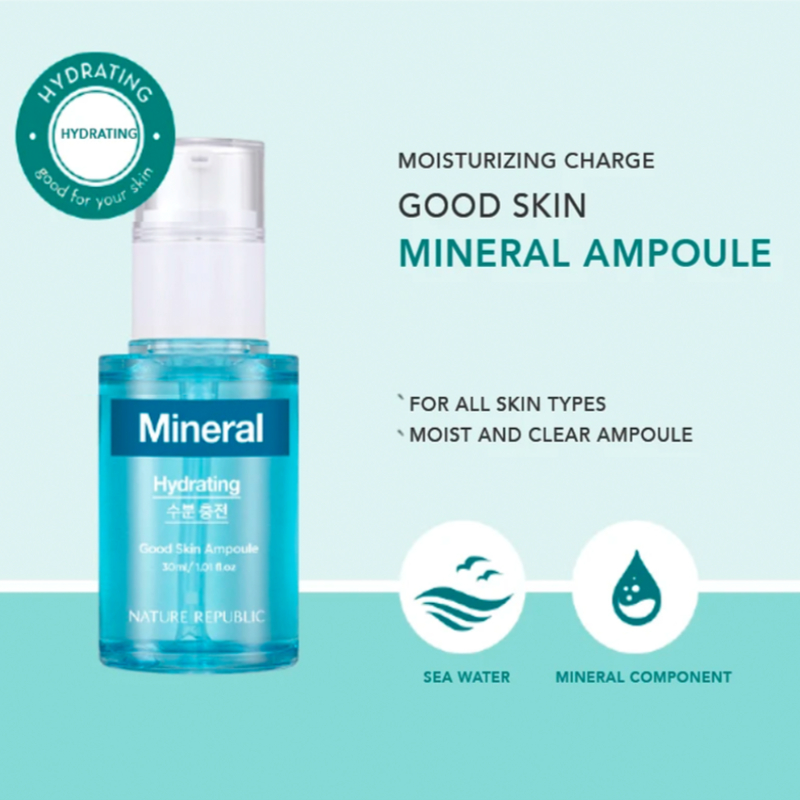 Nature Republic Mineral Good Skin Ampoule 30ml - Hydrating