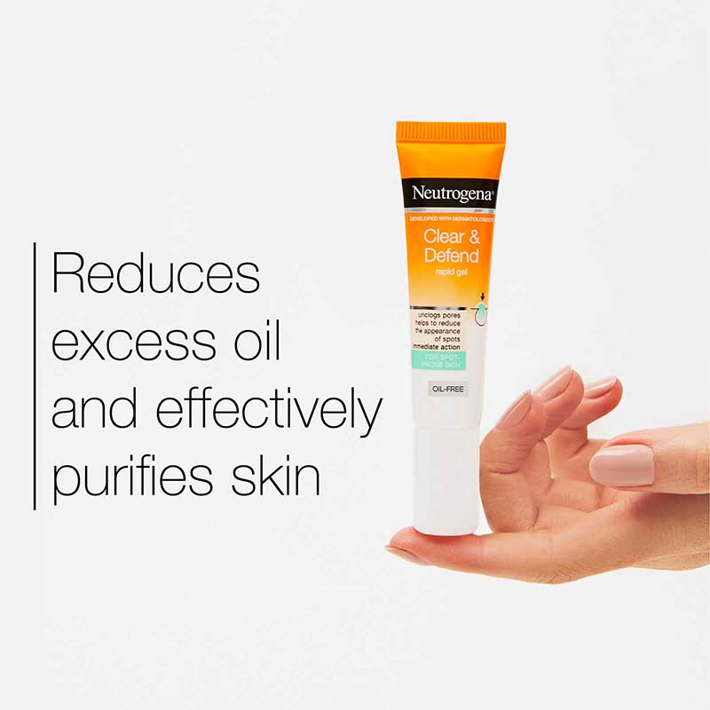 Neutrogena Clear & Defend Rapid Gel For Spot Prone Skin 15ml