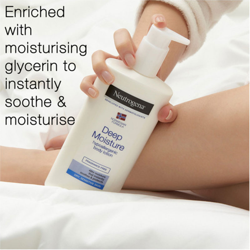 Neutrogena Deep Moisture Hypoallergenic Body Lotion 400ml