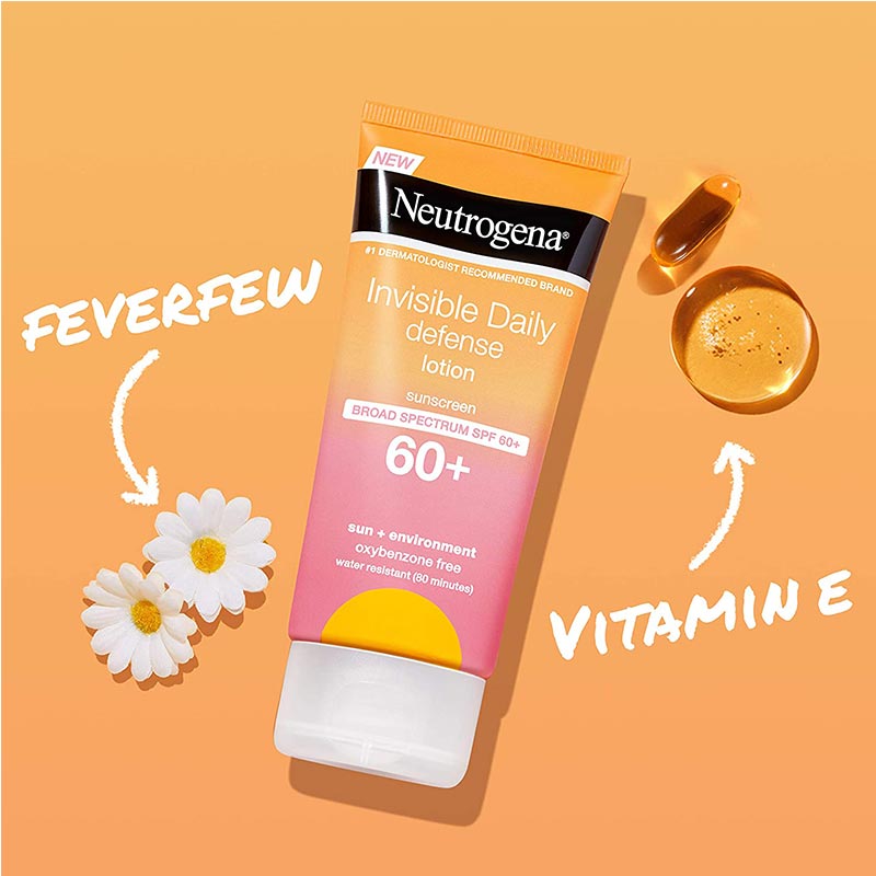 Neutrogena Invisible Daily Defense Lotion Sunscreen 88ml - SPF 60+