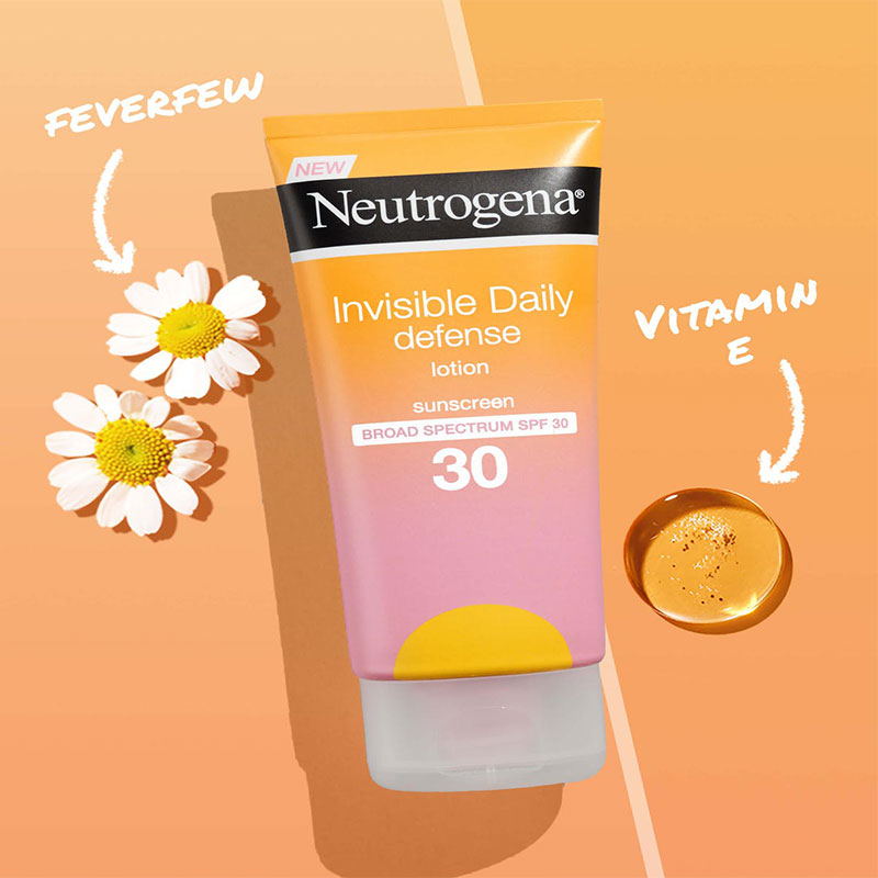 Neutrogena Invisible Daily Defense Sunscreen Lotion 88ml - SPF30