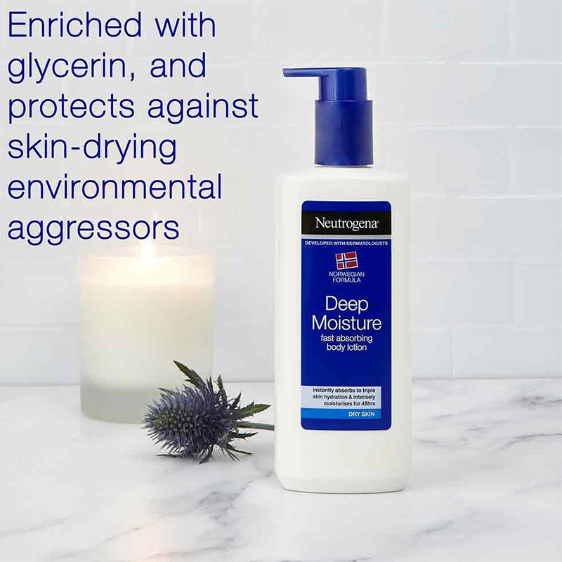 Neutrogena Norwegian Deep Moisture Body Lotion For Dry Skin 400ml