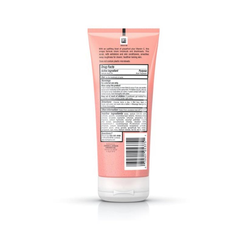 Neutrogena Oil Free Acne Wash Pink Grapefruit Foaming Scrub 198ml