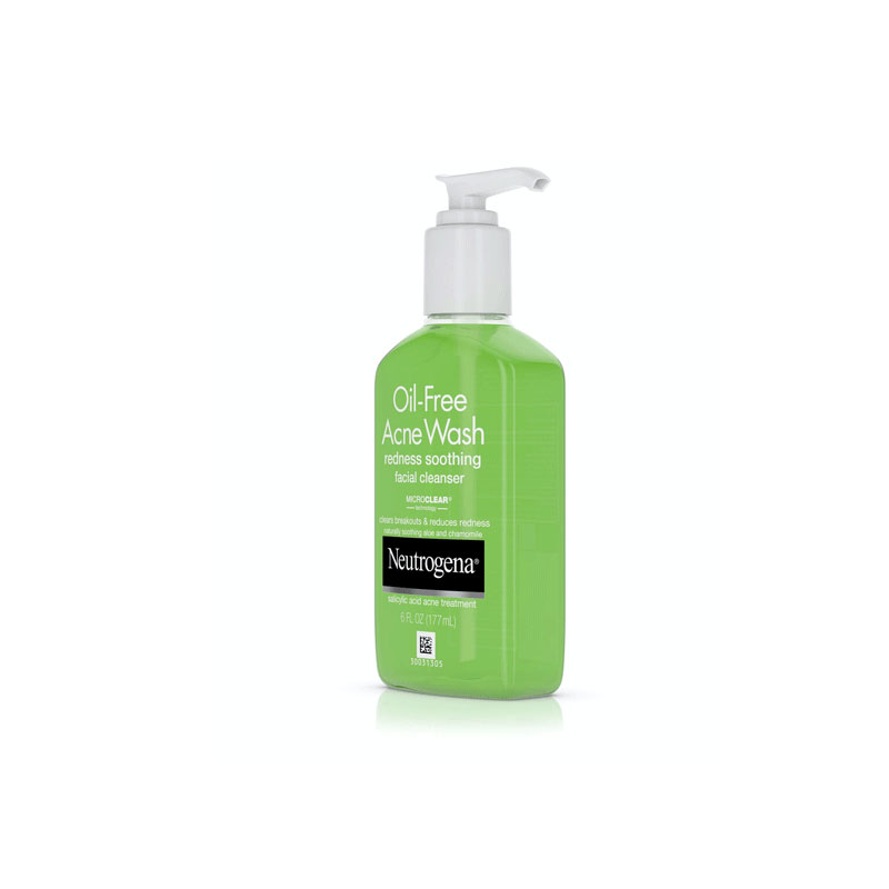 Neutrogena Oil Free Acne Wash Redness Soothing Facial Cleanser 177ml