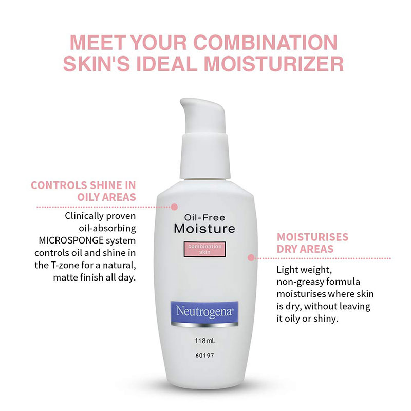 Neutrogena Oil-Free Moisture For Combination Skin 118ml