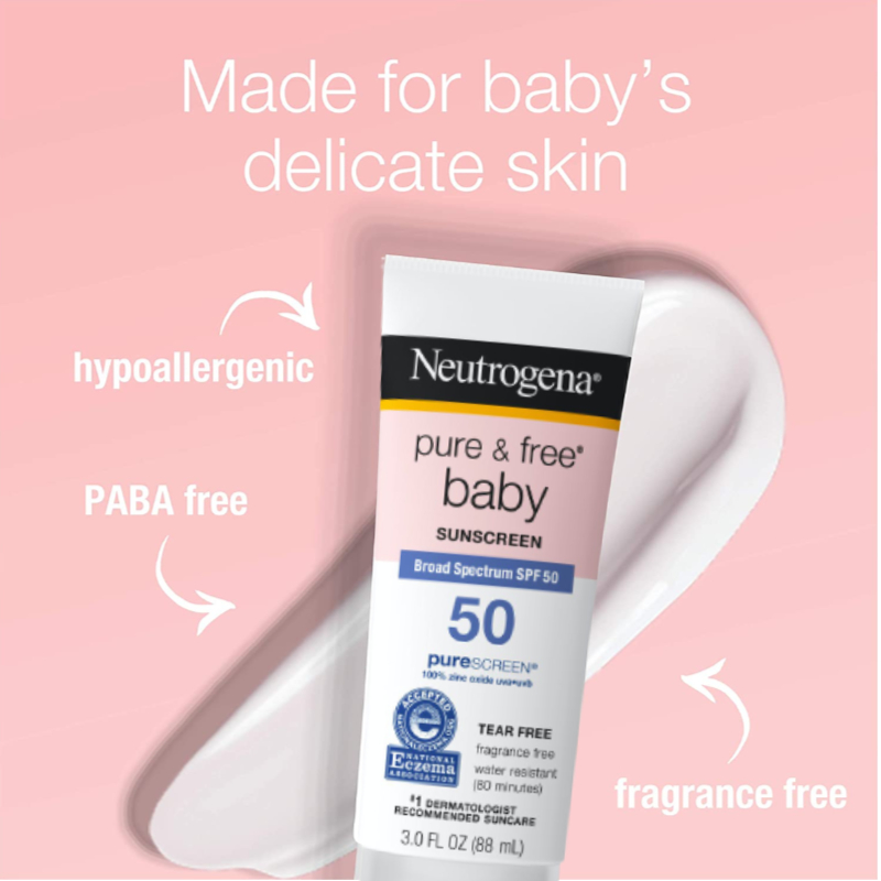 Neutrogena Pure Free Baby Sunscreen Broad Spectrum SPF 50 88ml Neutrogena Pure Free Baby Sunscreen Broad Spectrum SPF 50 88ml