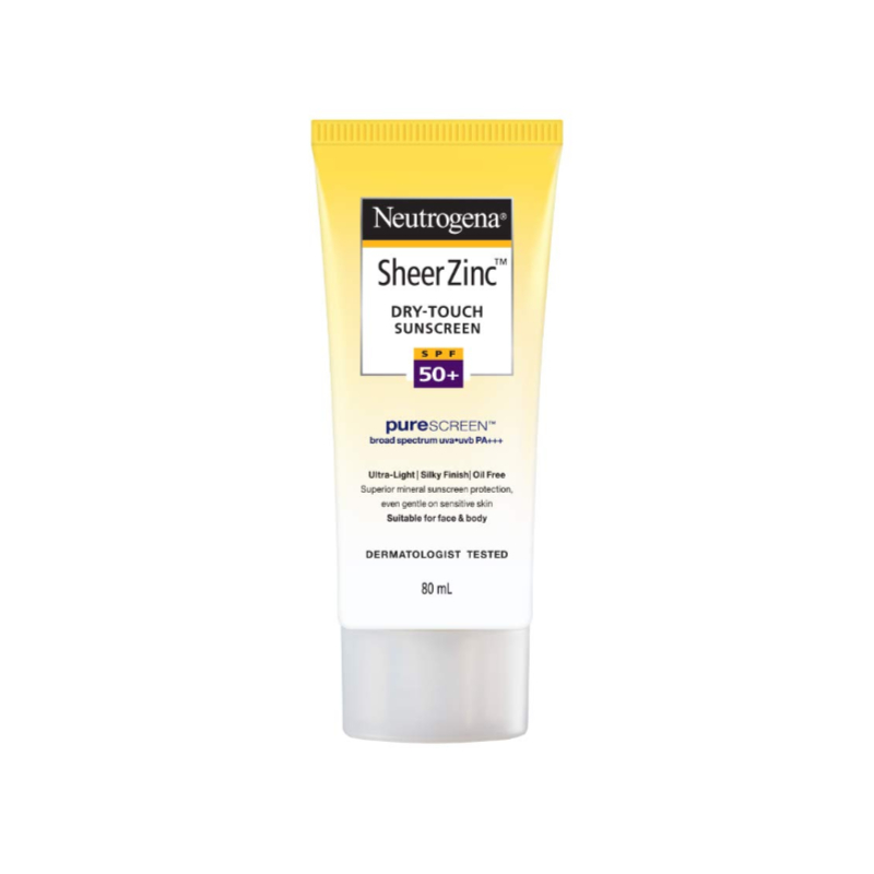 Neutrogena Sheer Zinc Dry Touch Sunscreen 80ml - SPF50+