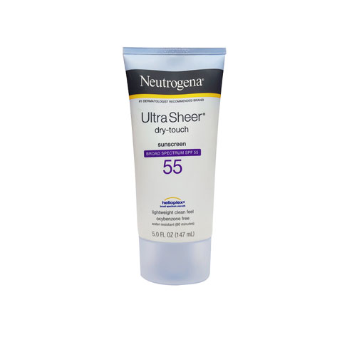 Neutrogena Ultra Sheer Dry Touch Sunscreen Broad Spectrum SPF55 147ml