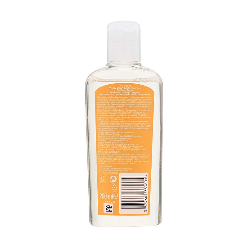 Neutrogena Visibly Clear Spot Proofing Purifying Toner 200ml
