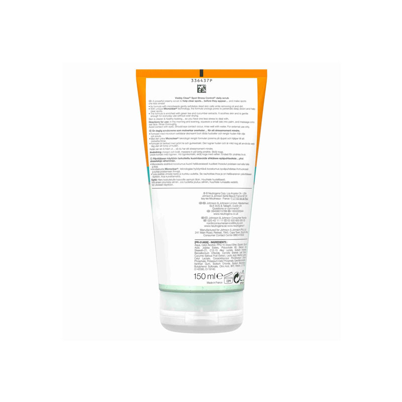 Neutrogena Visibly Clear Spot Stress Control Daily Scrub 150ml