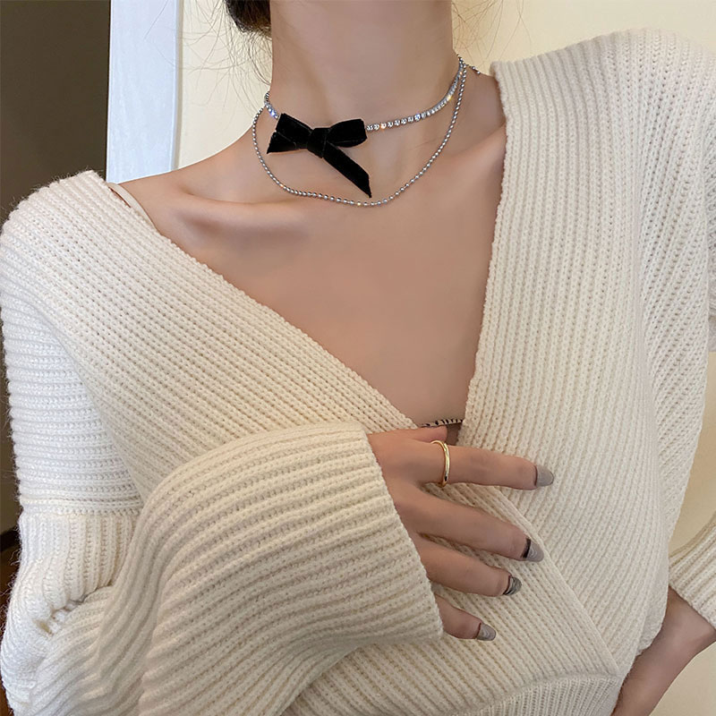 New Bow Knot Luxury Choker Neck Chain (301015)