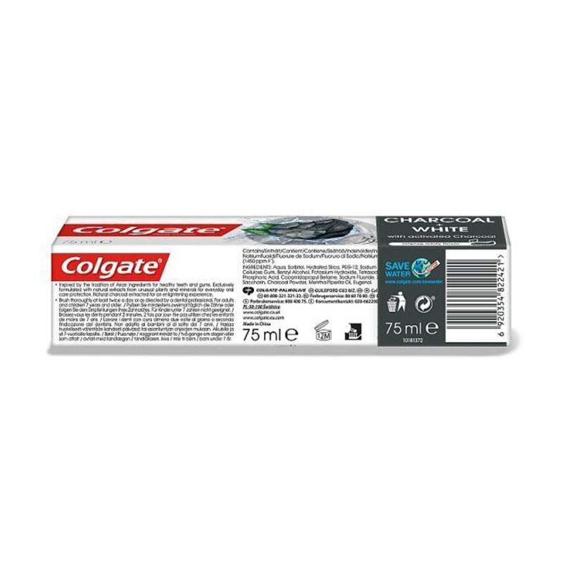Colgate Natural Extracts Charcoal + White Toothpaste 75ml
