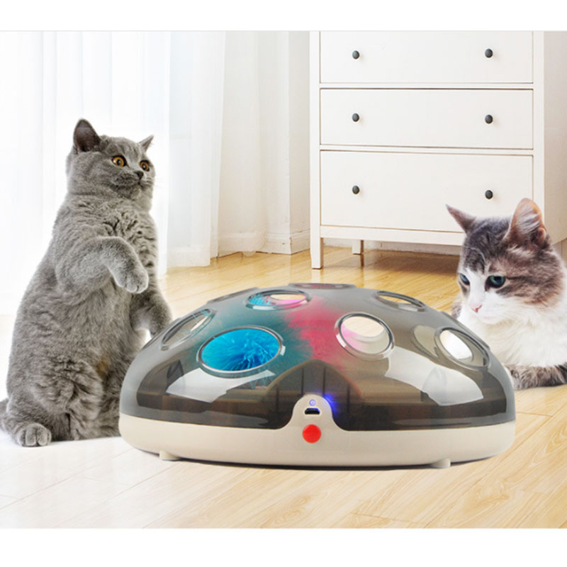 New Crazy Magnetic Turntable Levitation Technology Funny Cat Toy (301207)