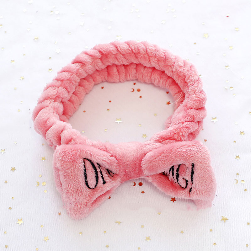 New Ladies Embroidered Makeup Washing Hairband (301173)