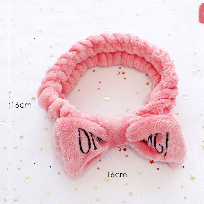 New Ladies Embroidered Makeup Washing Hairband (301173)