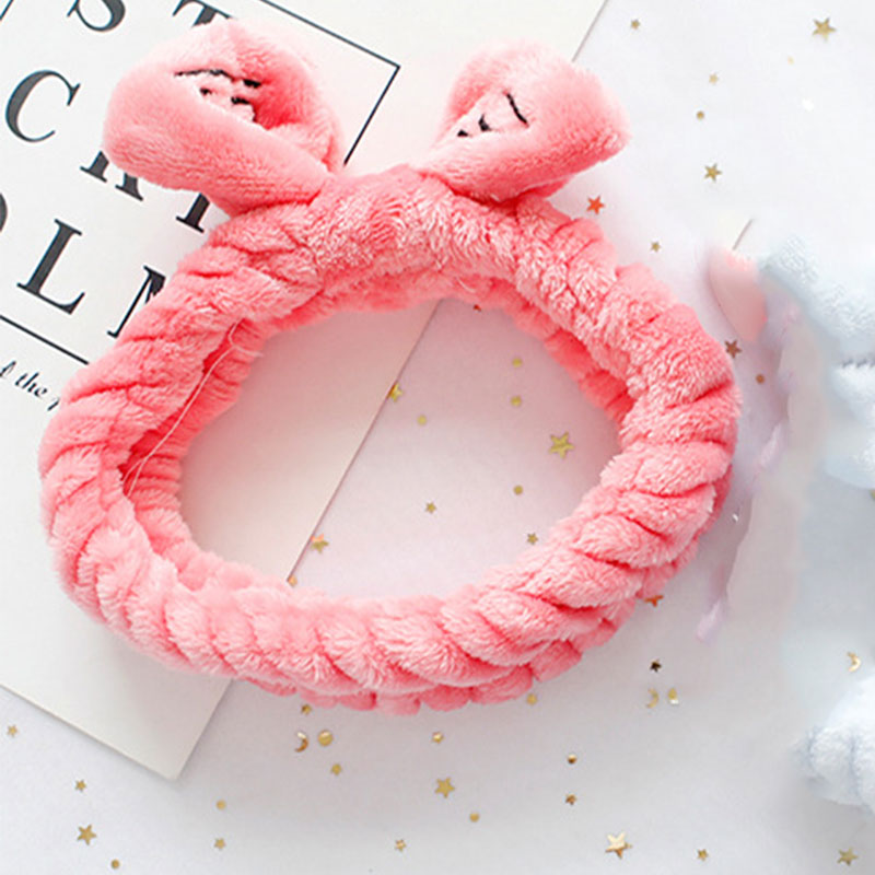 New Ladies Embroidered Makeup Washing Hairband (301173)