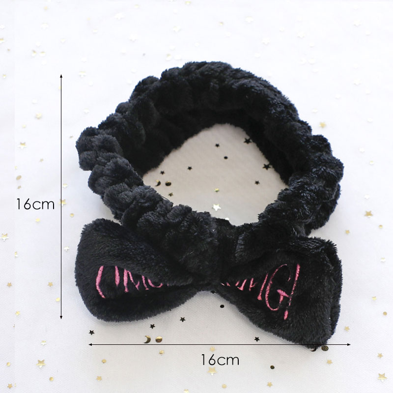 New Ladies Embroidered Makeup Washing Hairband (301174)