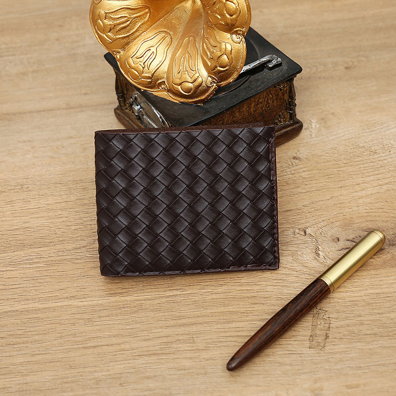 New Men's Braided Short Wallet (78)