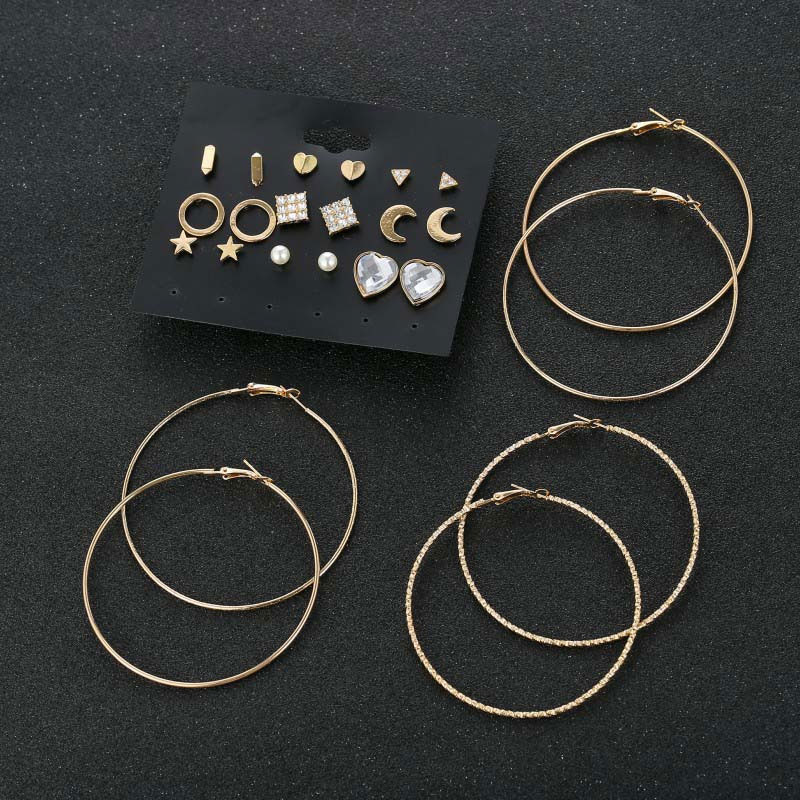 New Trendy Korean Version Earrings Set (66)