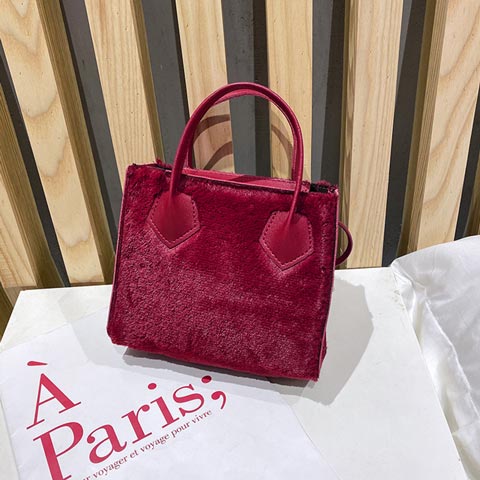 New Winter Plush Handbag - (301088)