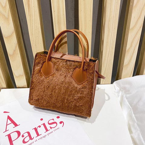 New Winter Plush Handbag - (301090)