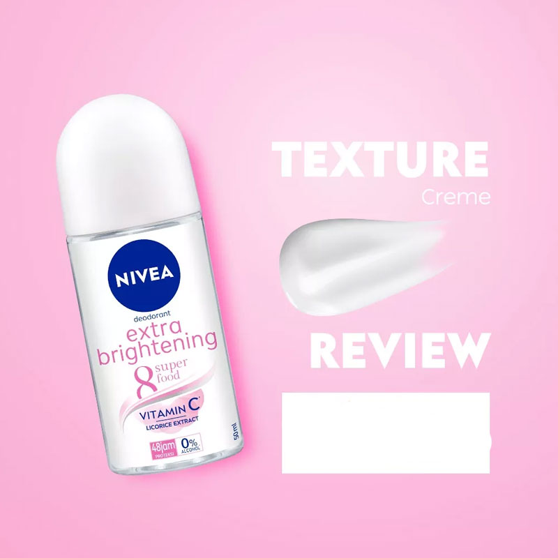 Nivea Extra Brightening Anti-Perspirant Deodorant Roll On 50ml