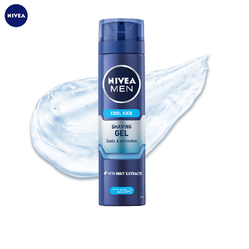 Nivea Men Cool Kick Shaving Gel 200ml