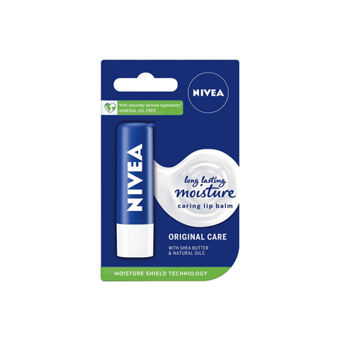 Nivea Original Care Long Lasting Moisture Caring Lip Balm 5.5ml