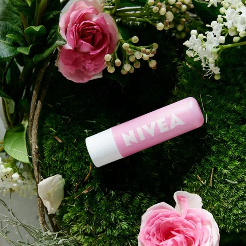 Nivea Soft Rose Long Lasting Moisture Caring Lip Balm 5.5ml