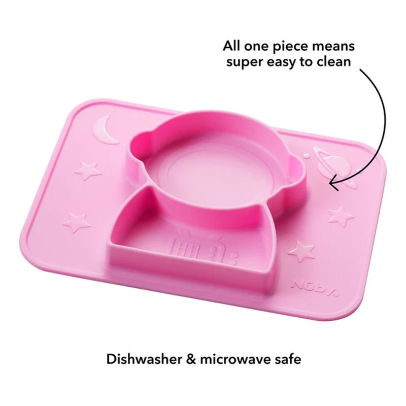 Nuby My Super Soft Sure Grip Astronaut Mat - Pink