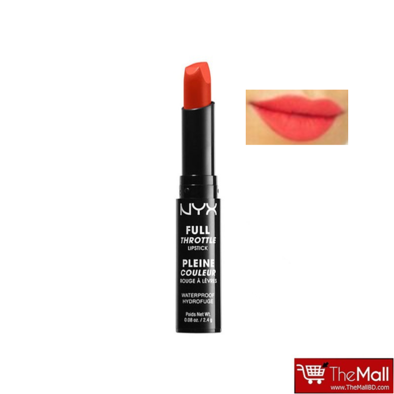NYX Cosmetics Full Throttle Lipstick 2.4g  - FTLS09 Jolt