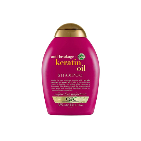 OGX Strength & Length + Keratin Oil Shampoo 385ml•
