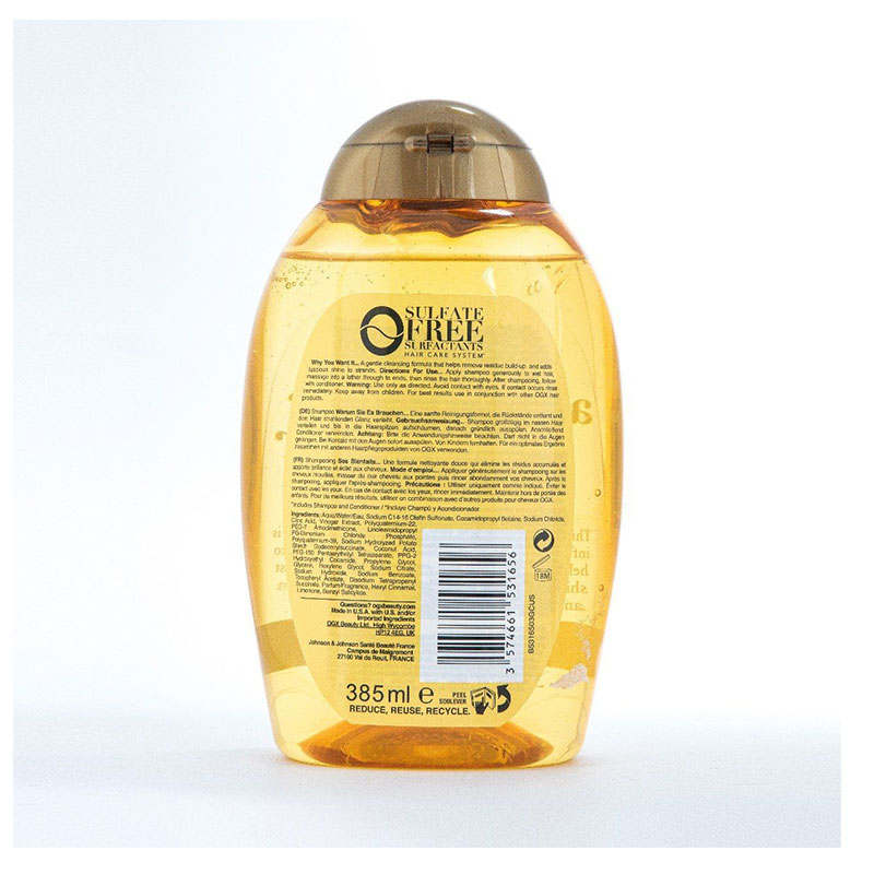 OGX Clarify & Shine + Apple Cider Vinegar Shampoo 385ml