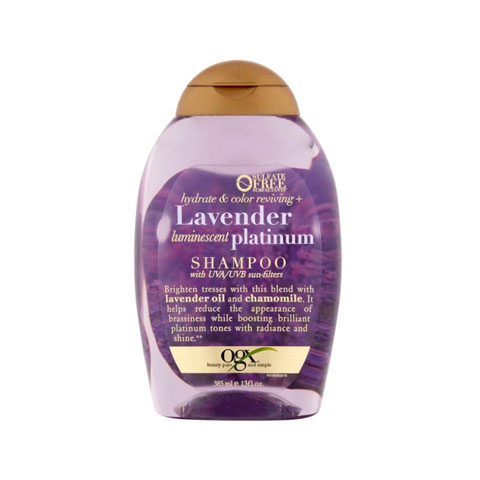 OGX Hydrate & Color Reviving + Lavender Luminescent Platinum Shampoo 385ml