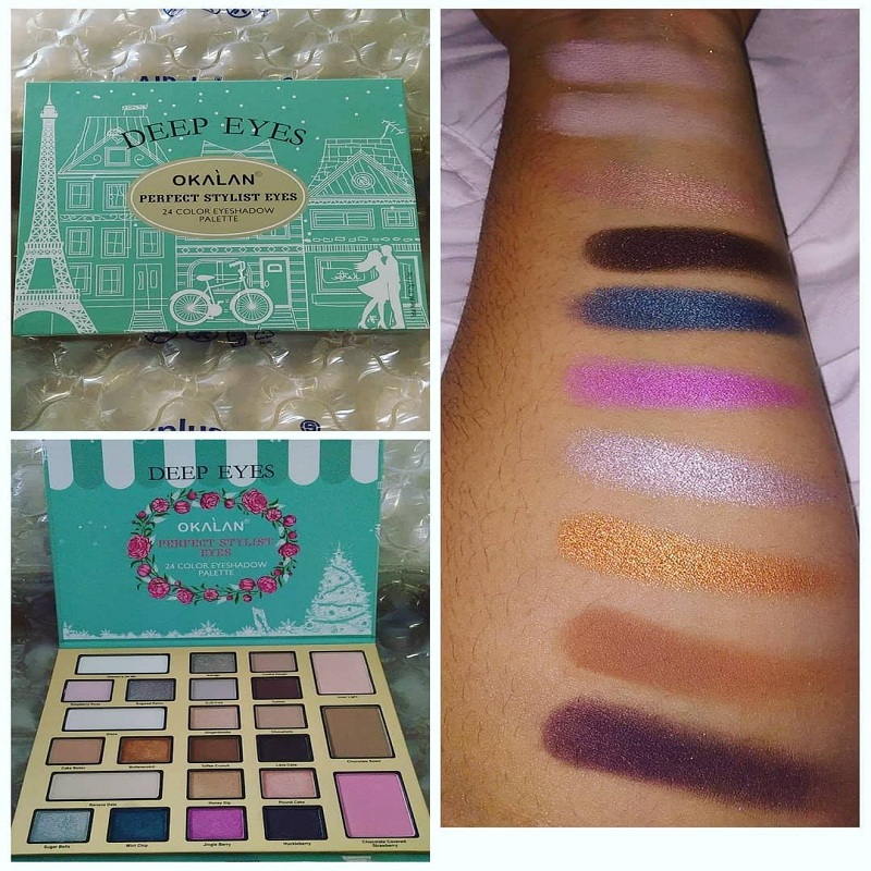 Okalan Perfect Stylist Eyes 24 Color Eyeshadow Palette Deep Eyes