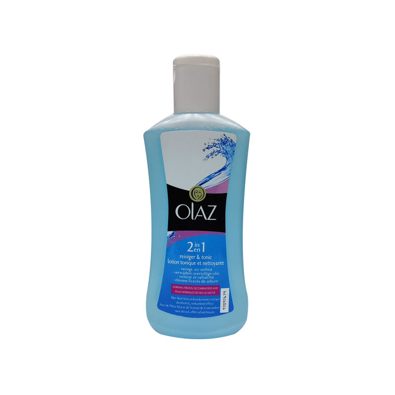 Olay (Olaz) 2 in 1 Cleanser & Toner For Normal, Dry & Combination Skin 200ml