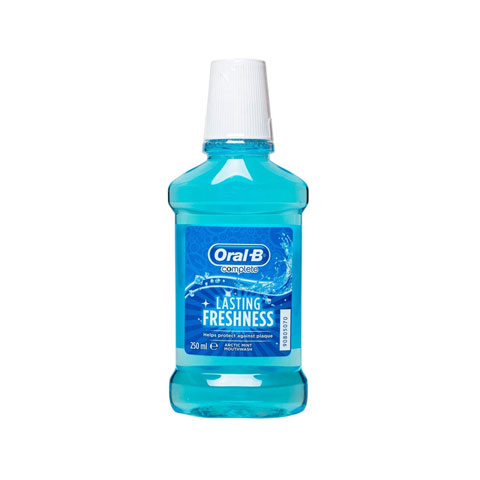 Oral-B Complete Lasting Freshness Arctic Mint Mouthwash 250ml
