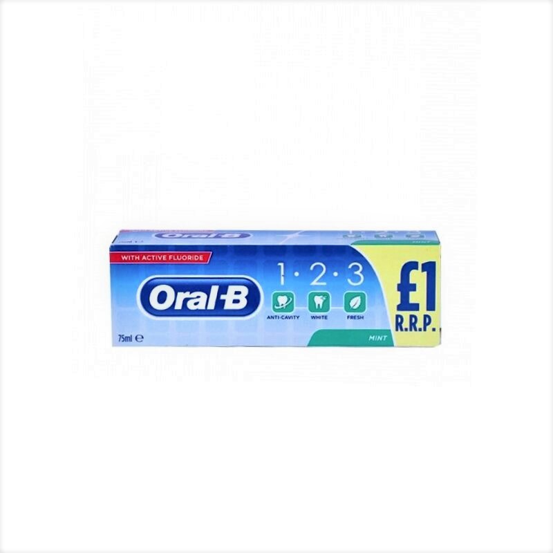 Oral B Mint With Active Fluoride Toothpaste 75ml