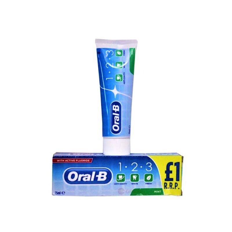 Oral B Mint With Active Fluoride Toothpaste 75ml