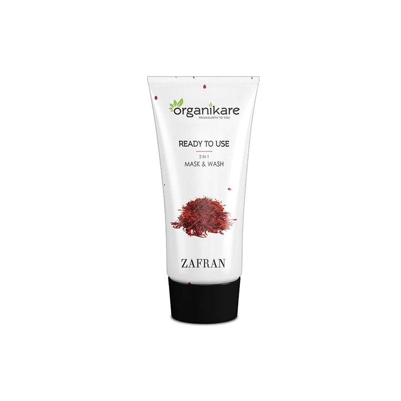 OrganiKare Ready To Use 2 In 1 Mask & Wash 50g - Zafran