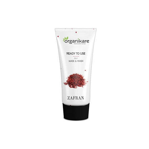 OrganiKare Ready To Use 2 In 1 Mask & Wash 50g - Zafran
