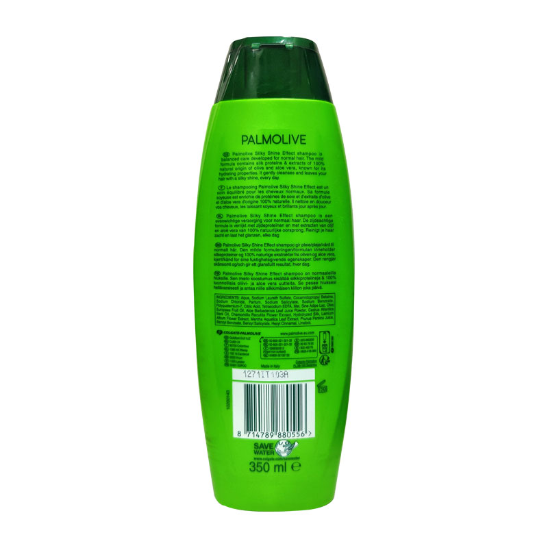 Palmolive Natural Silky Shine Effect Shampoo With Aloe Vera 350ml