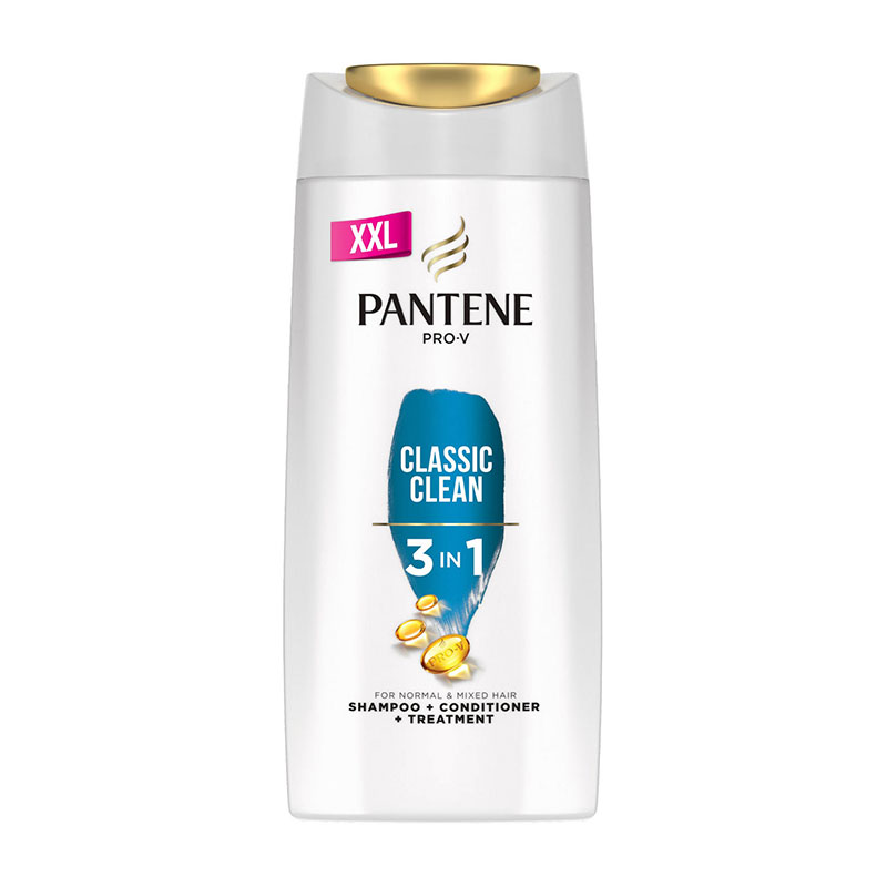 pantene pro v classic clean 3 in 1 shampoo conditioner & treatment
