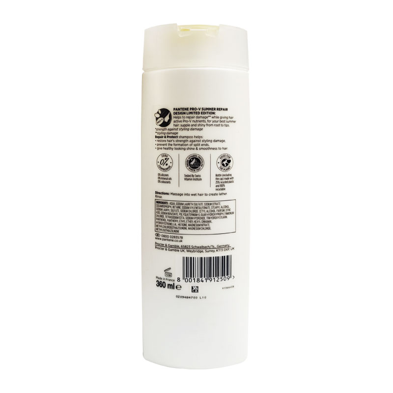 Pantene Pro-V Summer Repair & Protect Shampoo 360ml