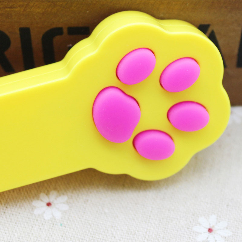 Paw Beam Laser Funny Cat Toy - Yellow (20215)